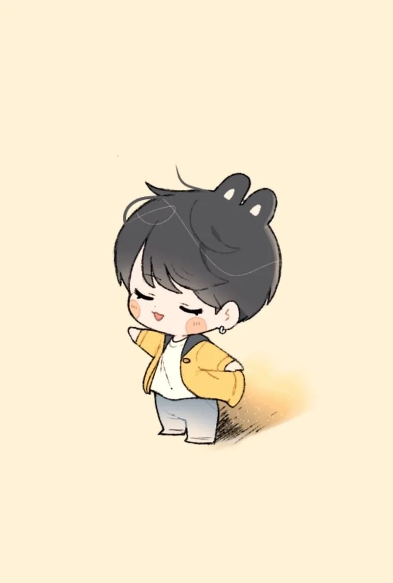 Gửi tặng fan chibi jungkook cute đầy sức hút