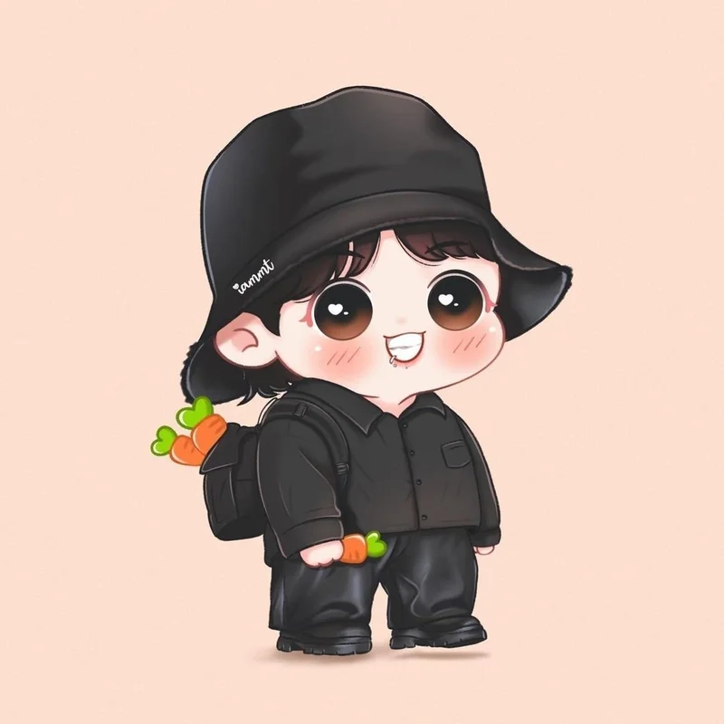 Tạo cảm hứng với cute chibi jungkook đáng yêu