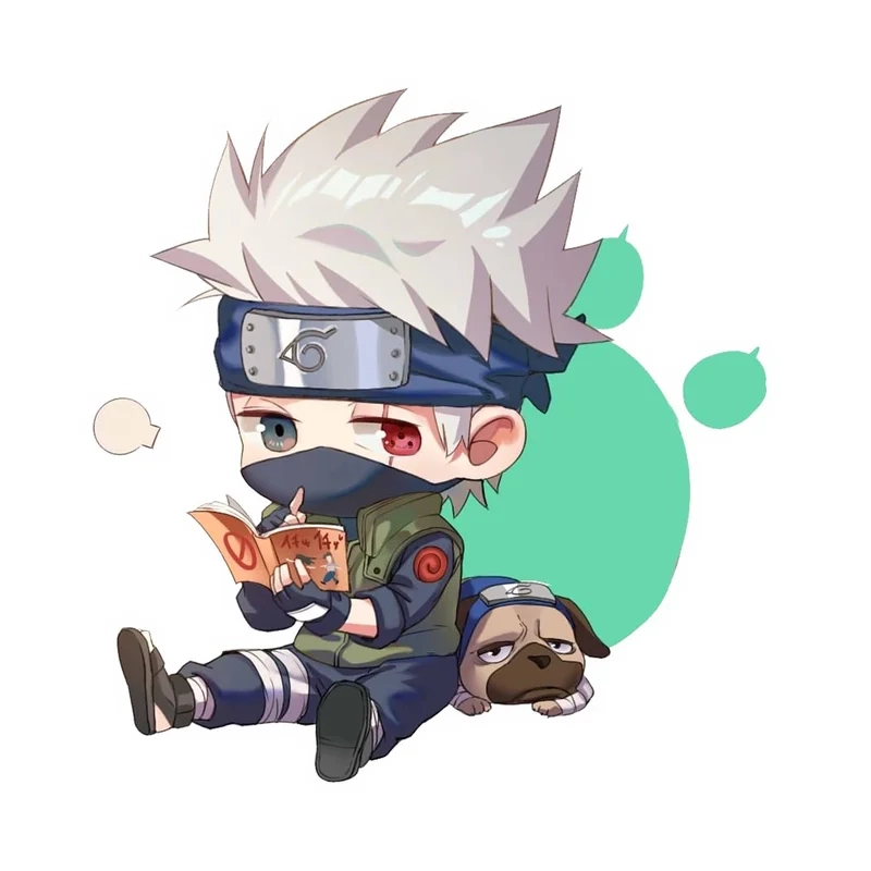 Trang trí màn hình với hình kakashi chibi sinh động