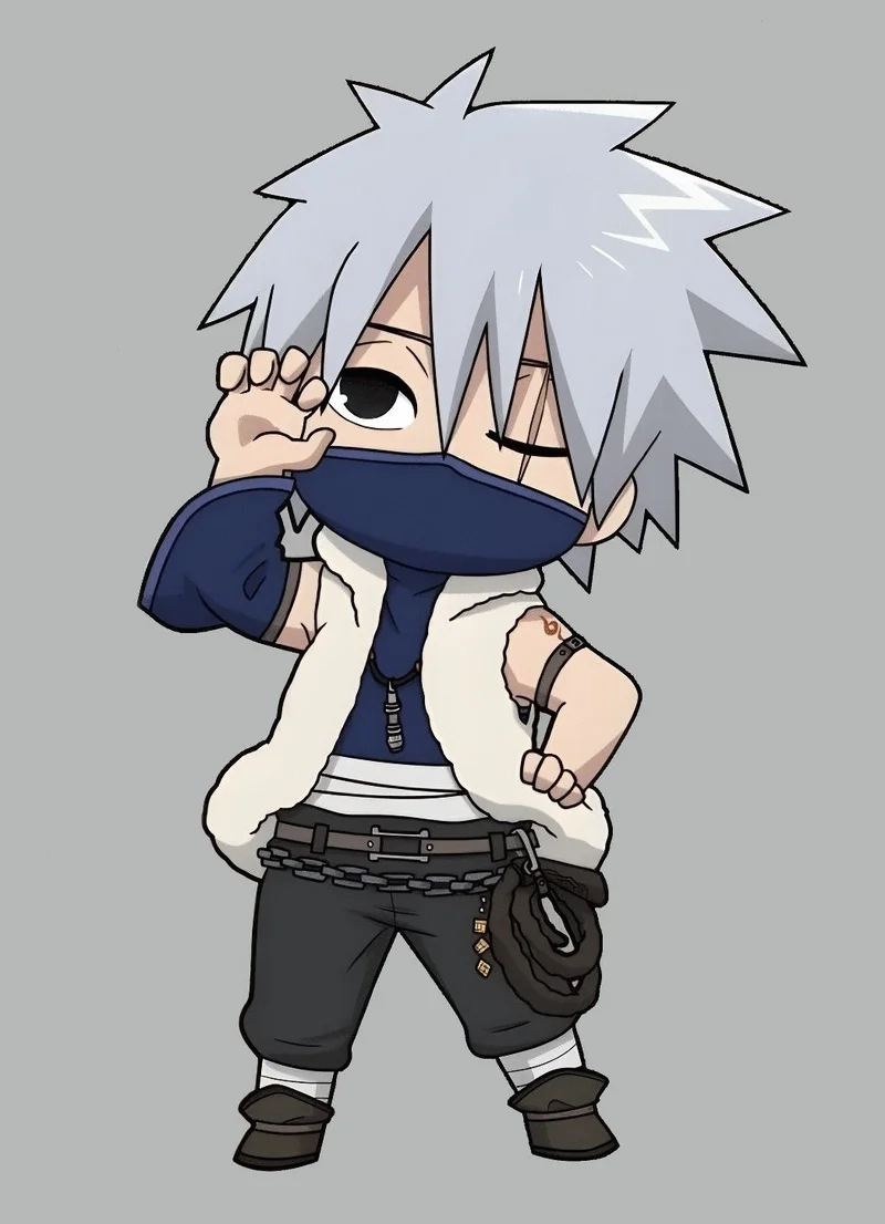 Khám phá phiên bản mini với chibi kakashi cute