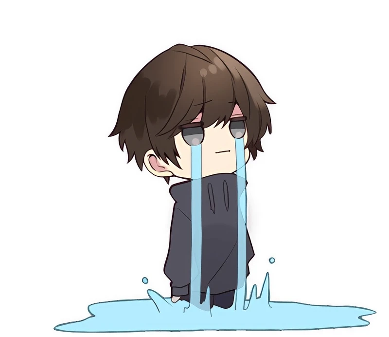 Thể hiện nỗi buồn qua khóc chibi tinh nghịch