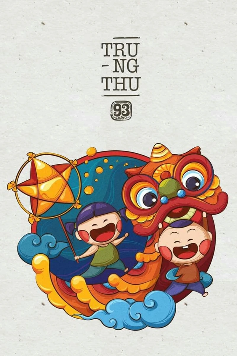 Cùng bạn bè chia sẻ bộ chibi lễ hội trung thu xinh xắn