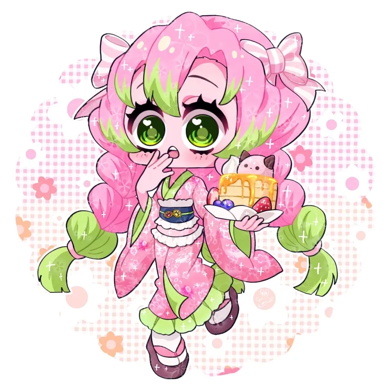 Gặp gỡ phiên bản mini đáng yêu mitsuri kanroji chibi