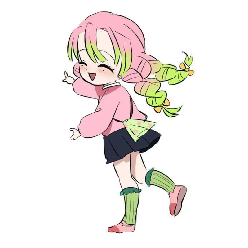 Hòa mình vào anime với anime chibi mitsuri