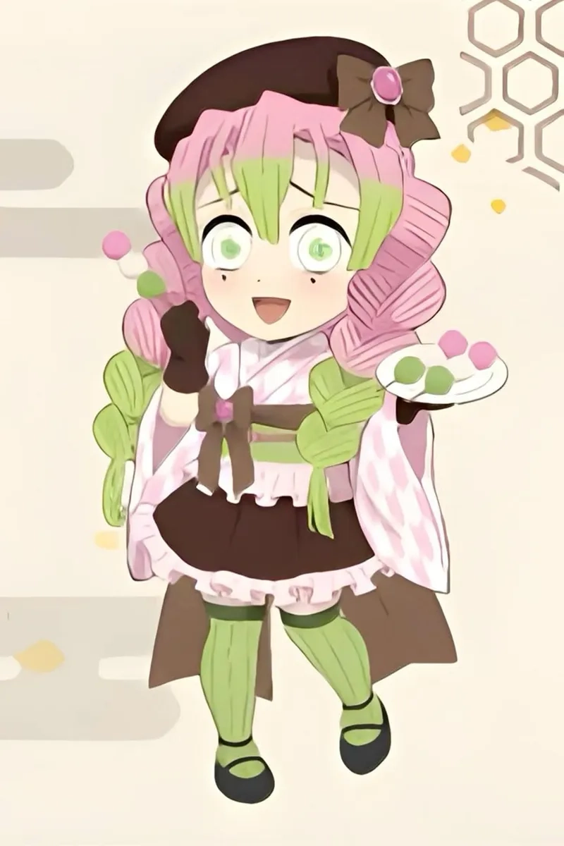 Xem phiên bản hoạt hình đáng yêu chibi mitsuri anime
