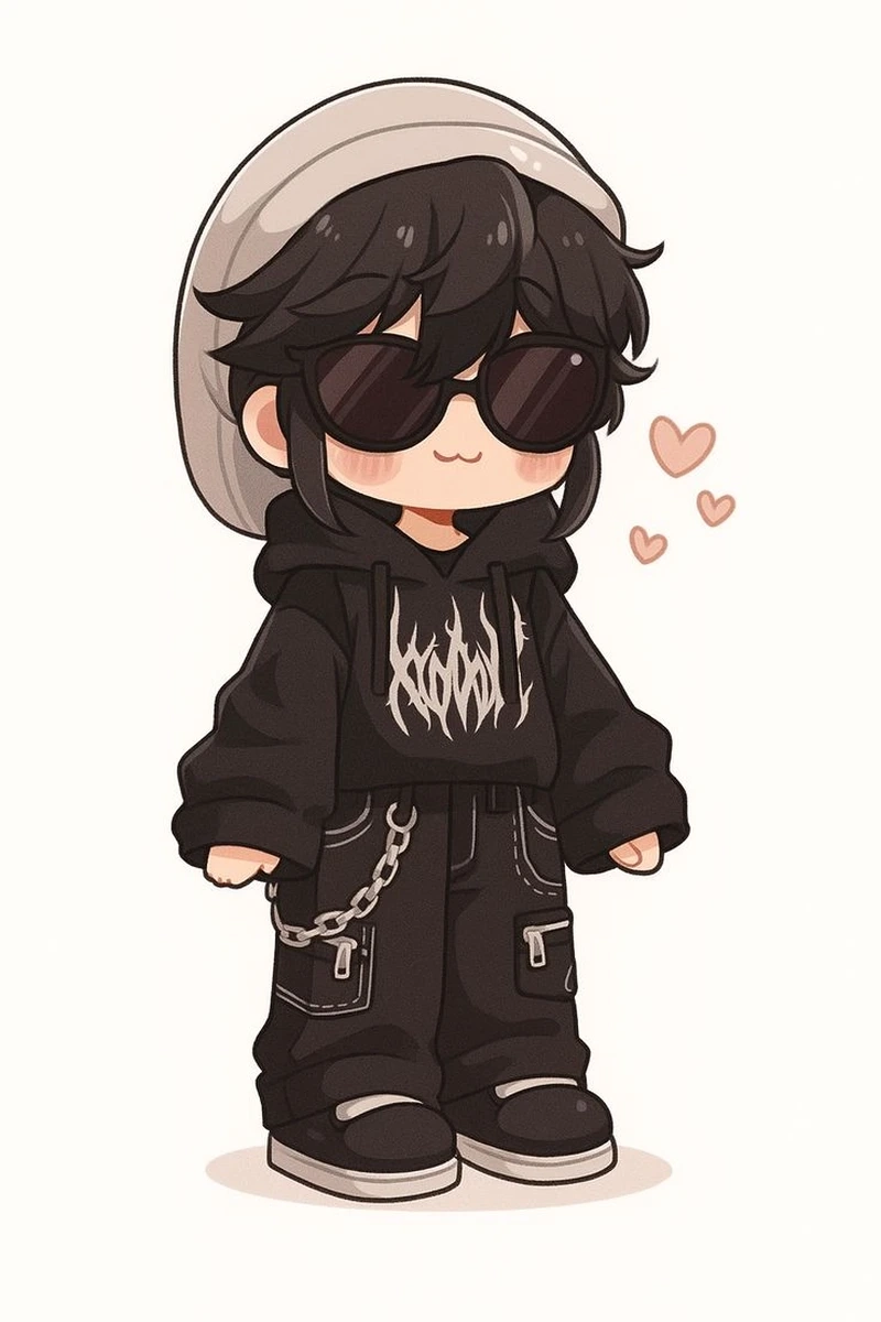 Bộ sưu tập hình chibi ngầu cho tín đồ cá tính