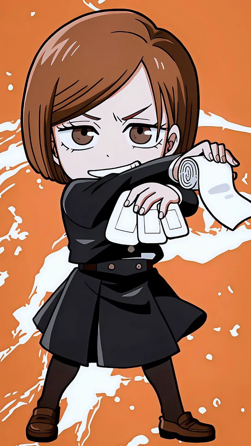 Biến màn hình sinh động với nobara chibi wallpaper