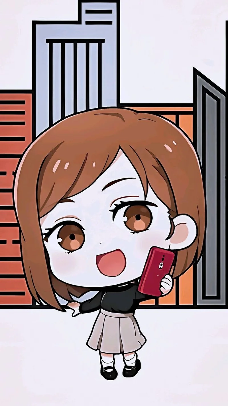 Thỏa sức ngắm nhìn hình đáng yêu cute nobara chibi