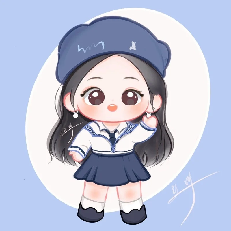 Ngất ngây trước hình ảnh chibi nữ cute học sinh hot trend