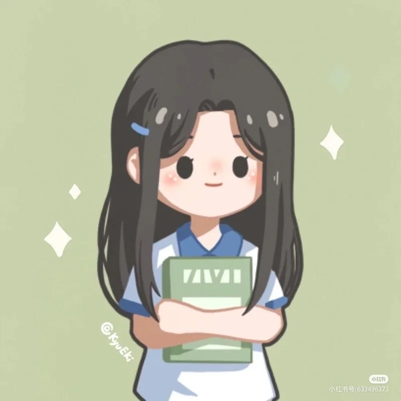 Ngọt ngào đáng yêu với hình ảnh học sinh nữ chibi
