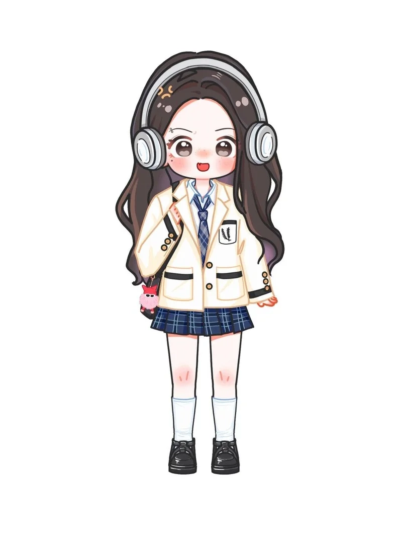 Khám phá ngay ảnh chibi học sinh nữ ngọt ngào dễ thương
