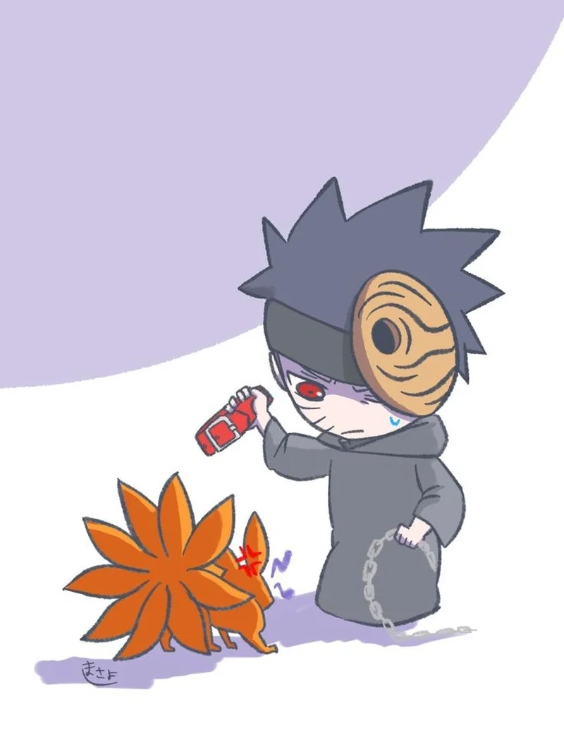 Ngắm trọn nét dễ thương của uchiha obito cute