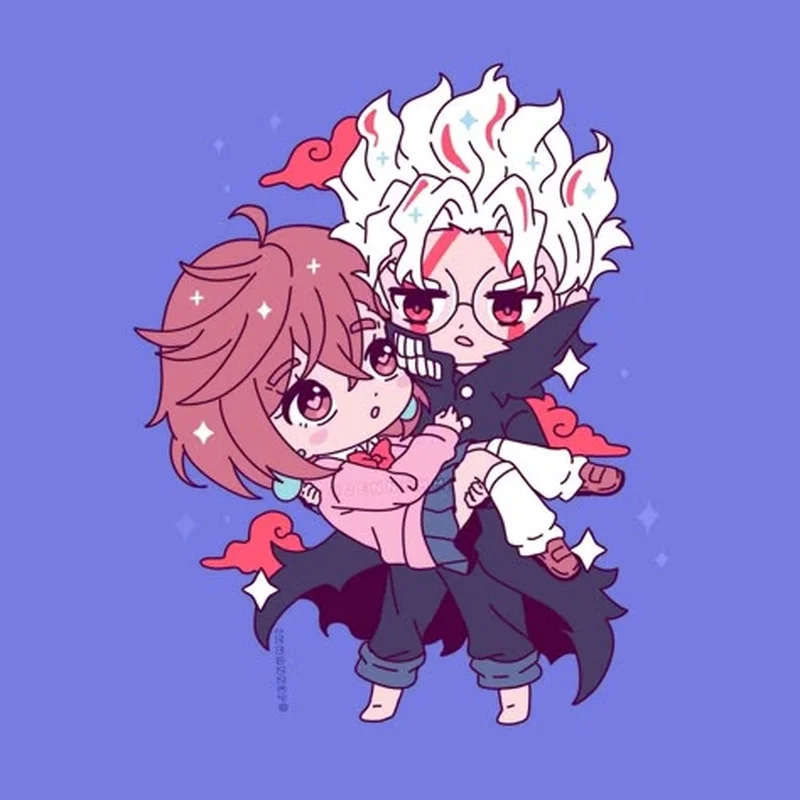 Ngắm nhìn dễ thương cùng hình okarun chibi