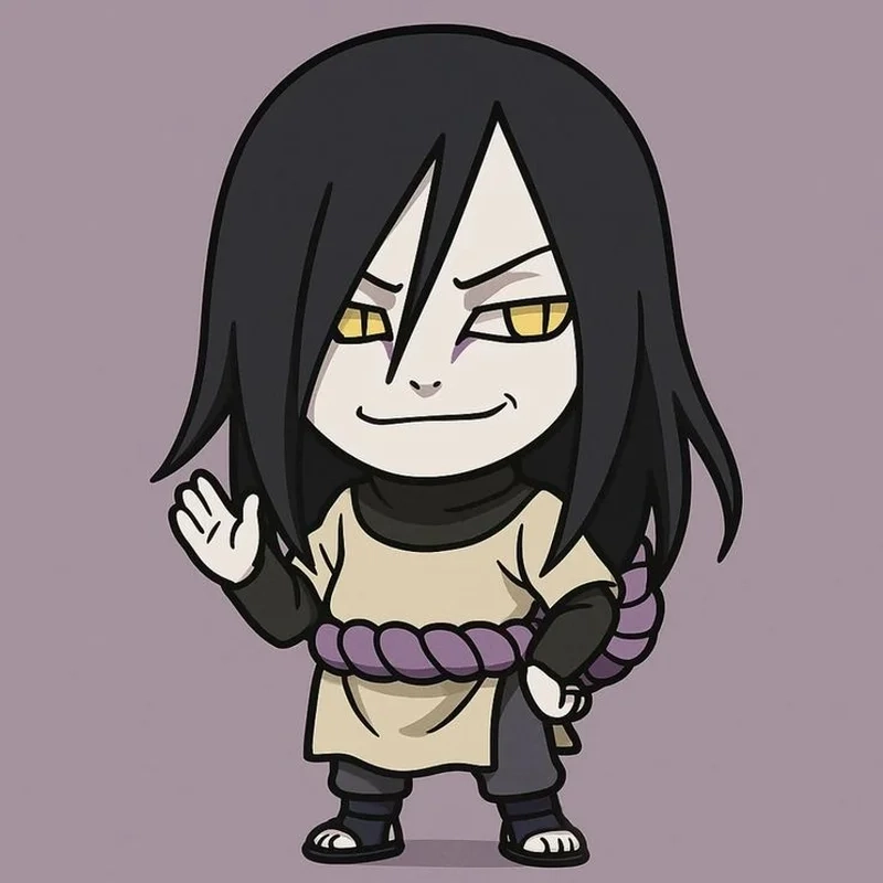 Thưởng thức vẻ đẹp huyền bí từ chibi orochimaru