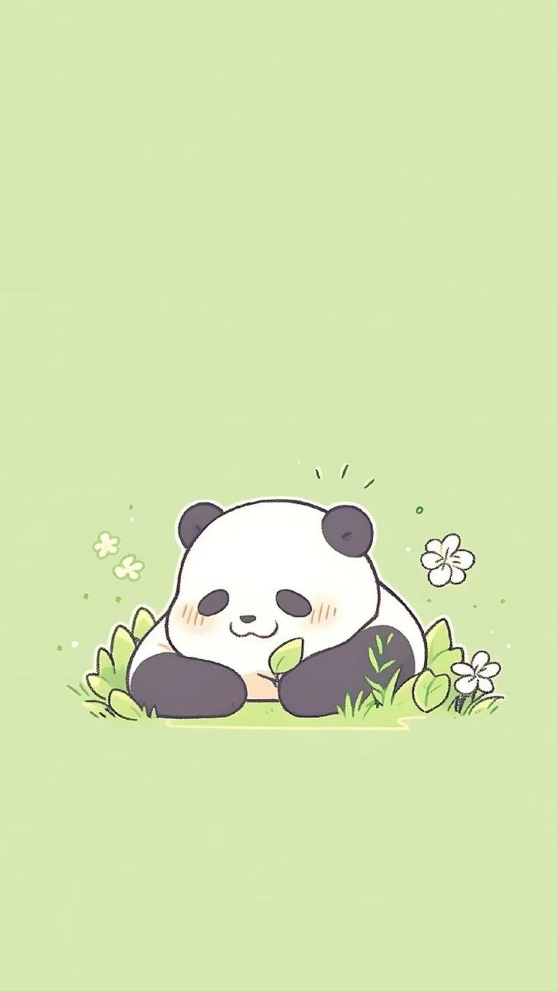Ngắm nhìn panda chibi siêu dễ thương đáng yêu