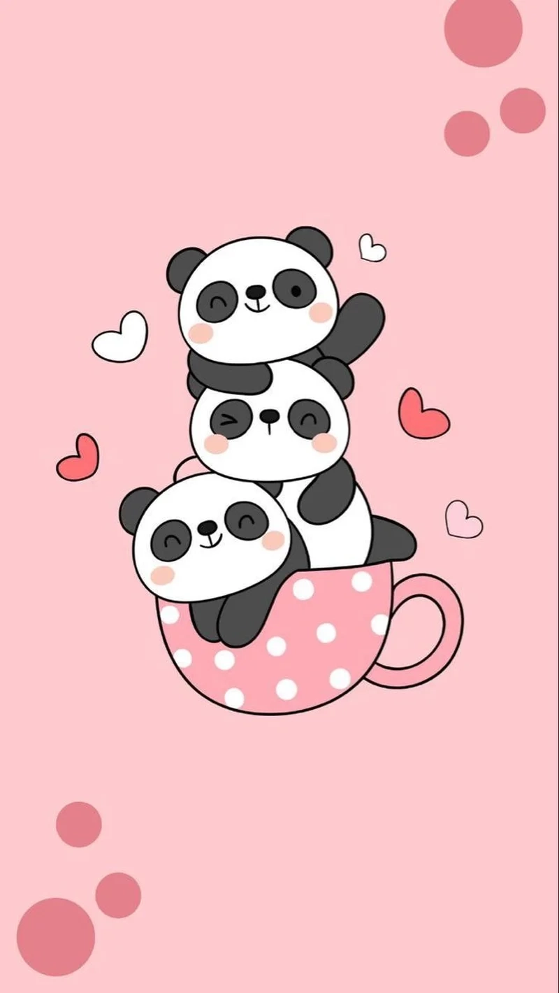 Tải ngay bộ sưu tập panda cute chibi độc đáo