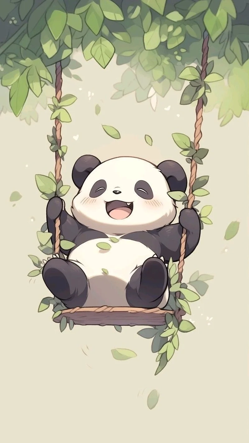 Tải về ngay chibi panda cute cho ảnh đại diện cực xinh