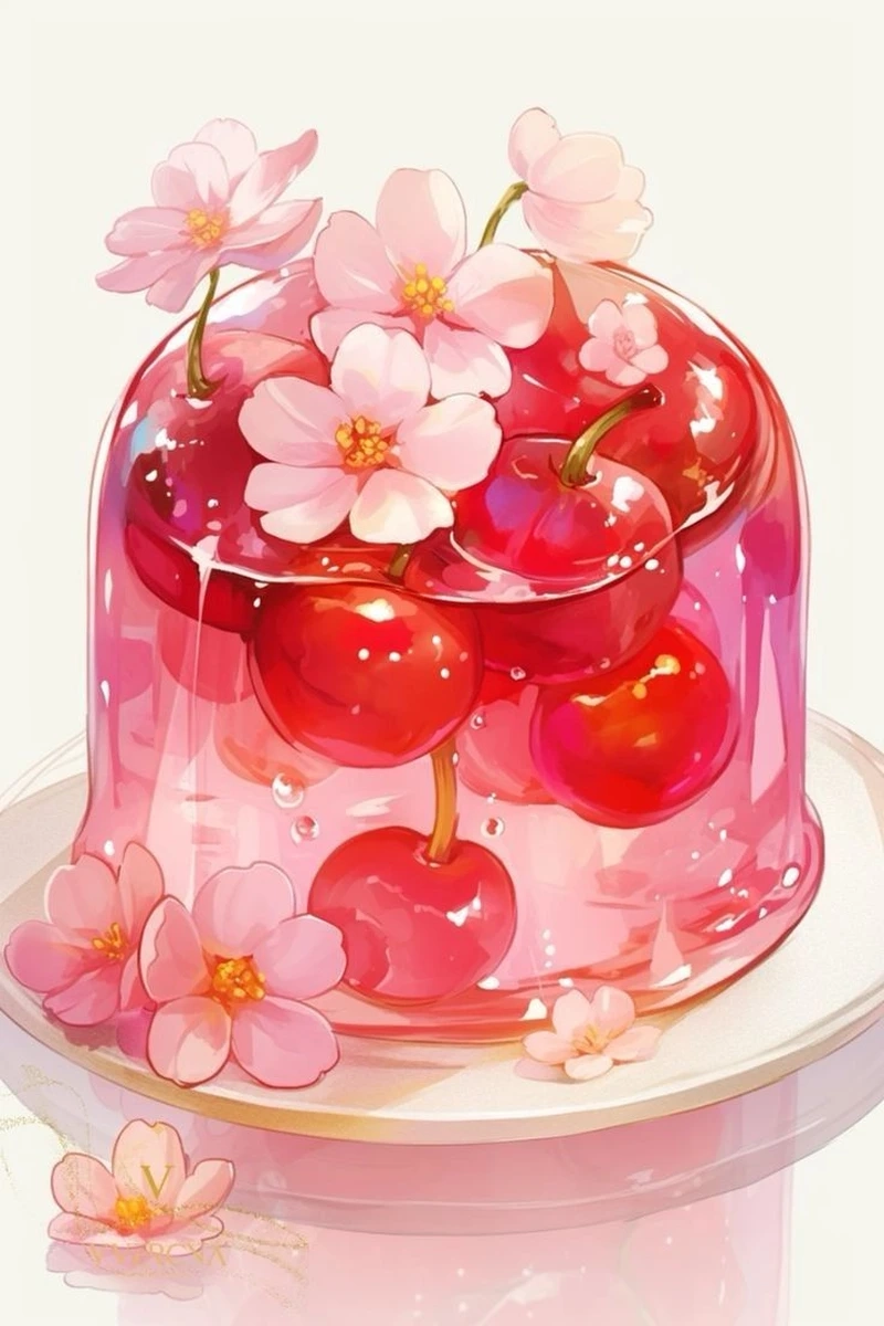 Điện thoại thêm sinh động cùng hình hoa quả chibi