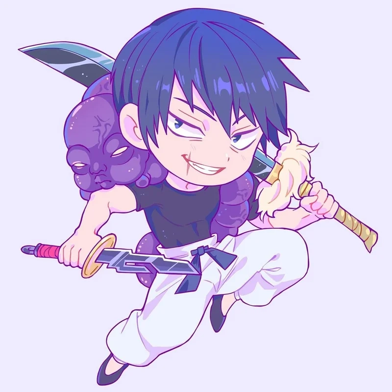 Ngắm trọn bộ fanart chibi toji manga cực đẹp
