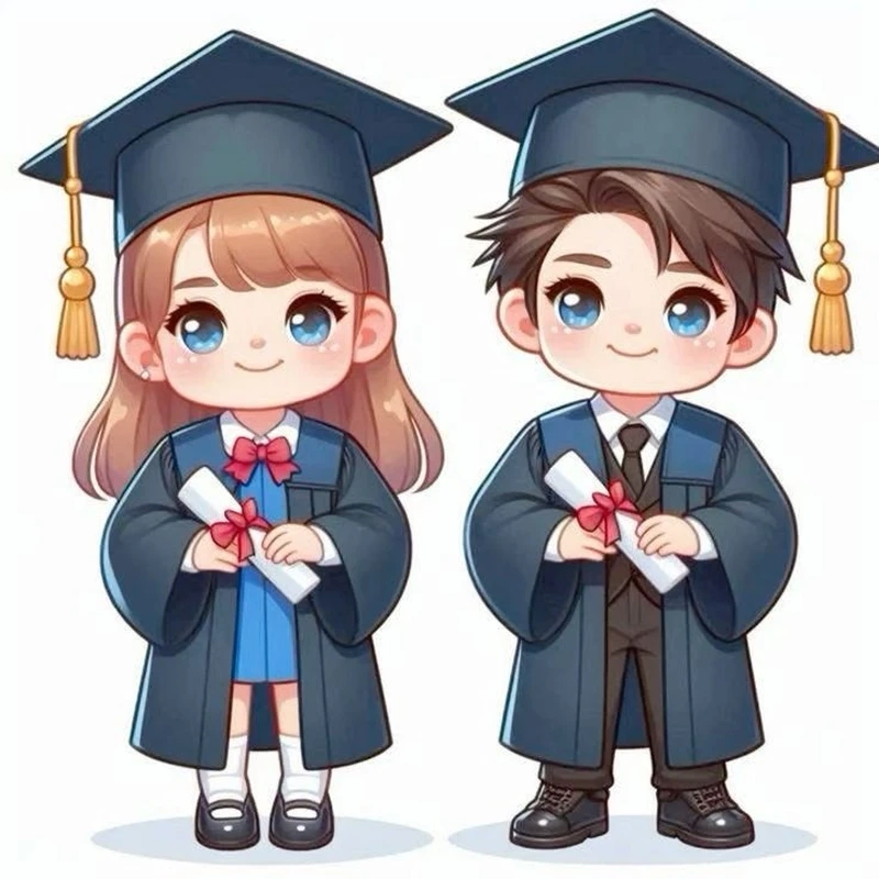 Ngày lễ rực rỡ cùng chibi lễ tốt nghiệp