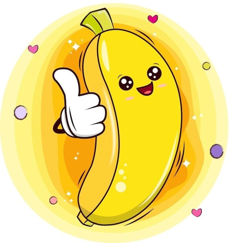 Sáng tạo sinh động với quả chuối chibi
