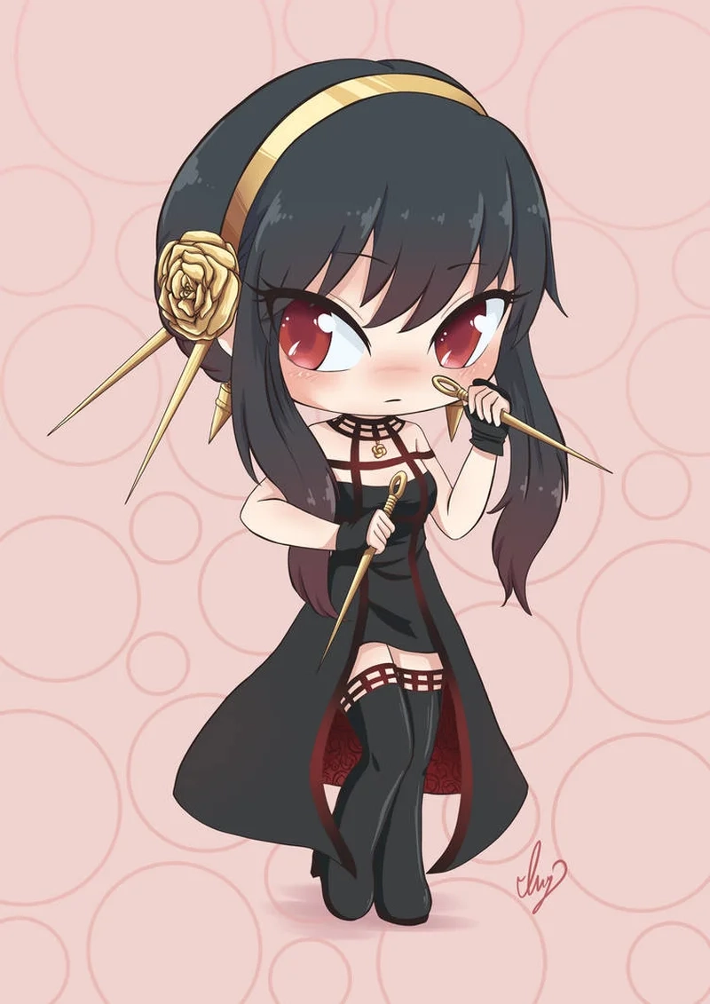 Chiêm ngưỡng ngay yor forger chibi fanart độc đáo