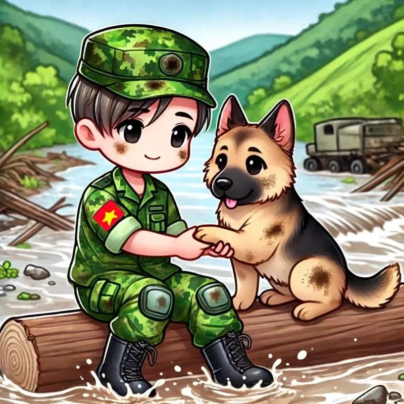 Ngất ngây với hình bộ đội chibi cực cuốn hút