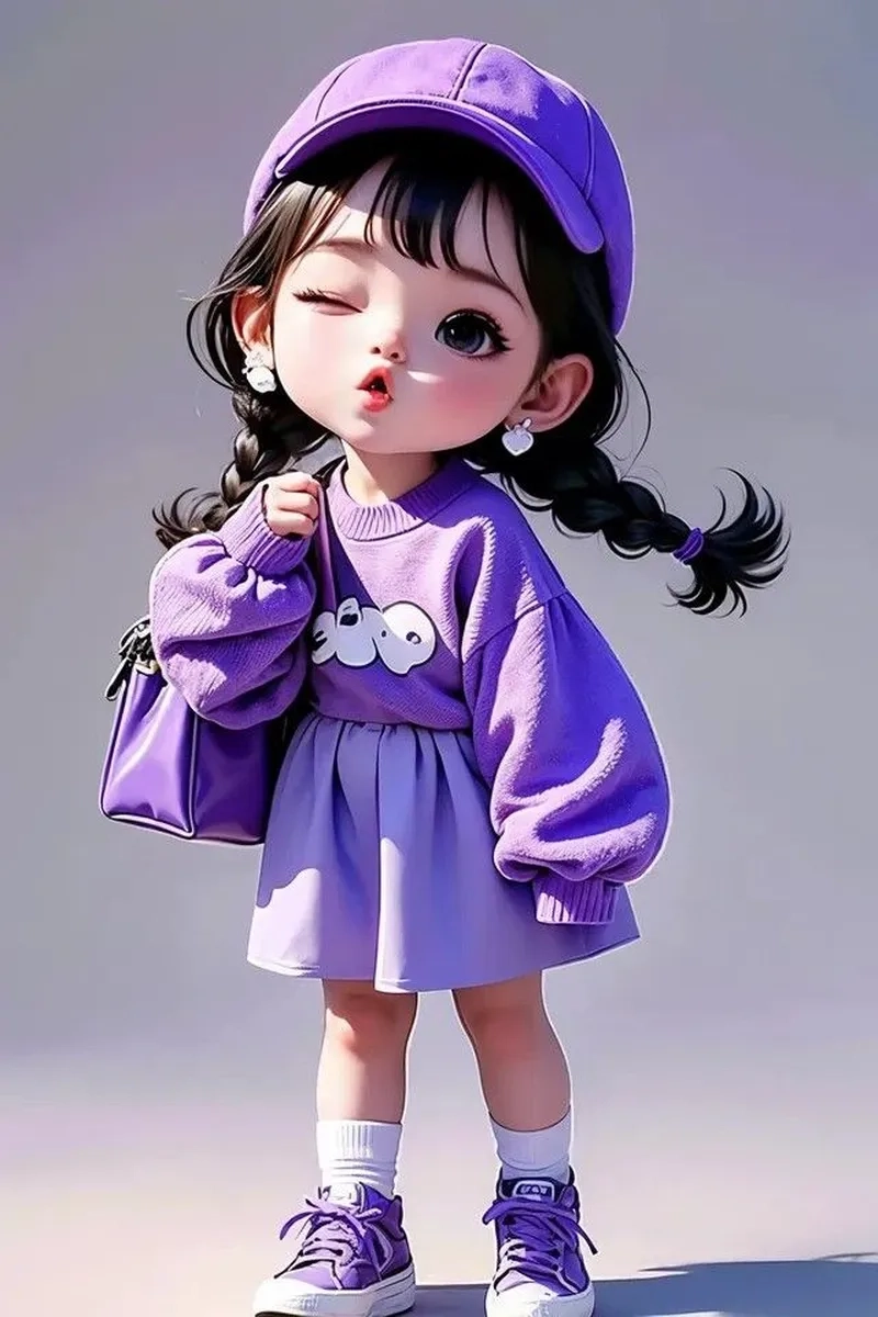 Thưởng thức bộ hình chibi bé gái dễ thương đáng yêu