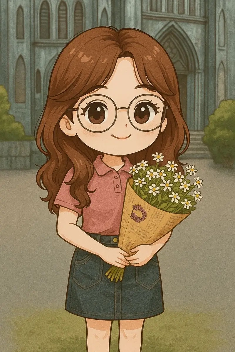 Ngắm trọn kho hình cô gái cute chibi siêu xinh