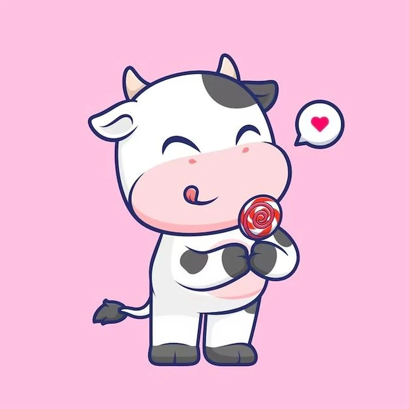 Sở hữu ngay avatar bò sữa chibi cute độc đáo
