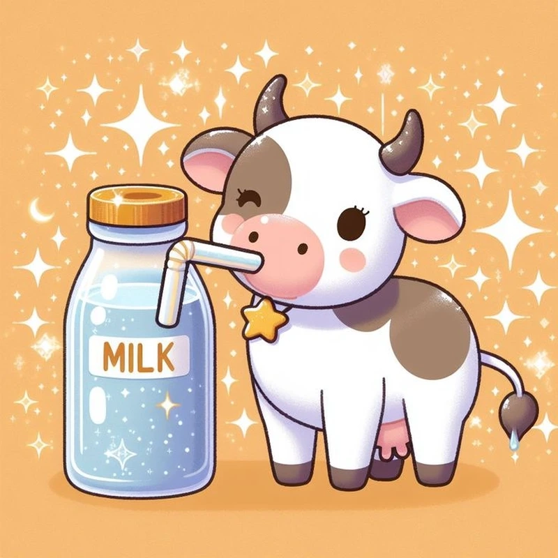 Tải về ngay hình con bò chibi dễ thương hết nấc