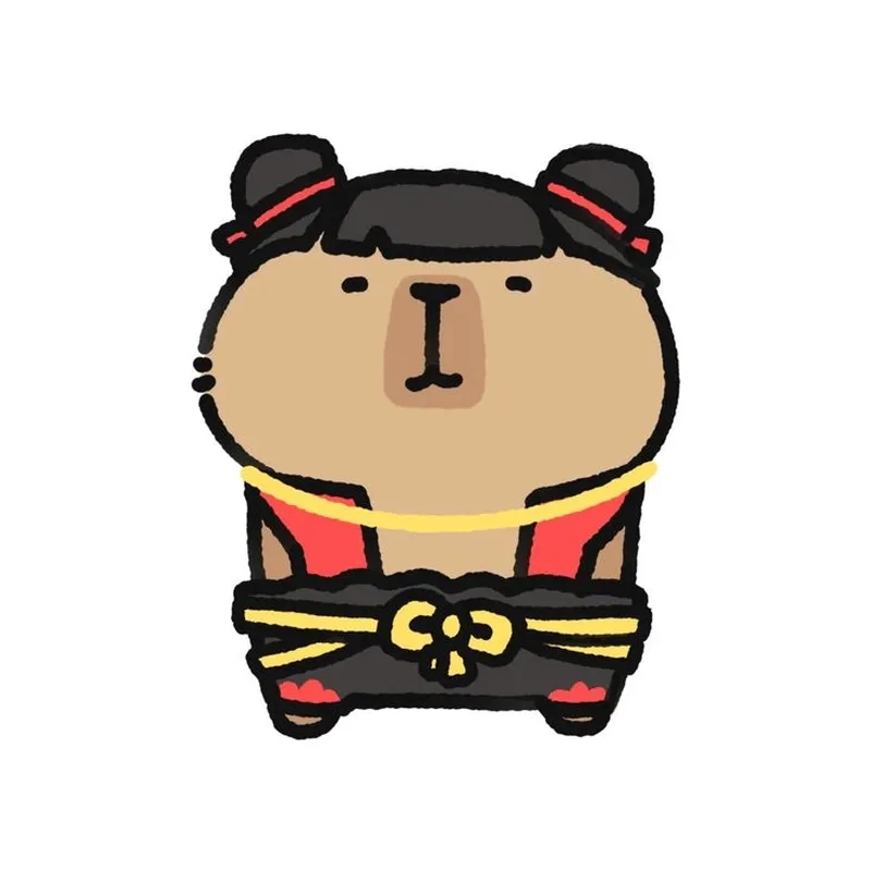 Săn lùng bộ chibi cute ảnh capybara cute chibi đáng yêu