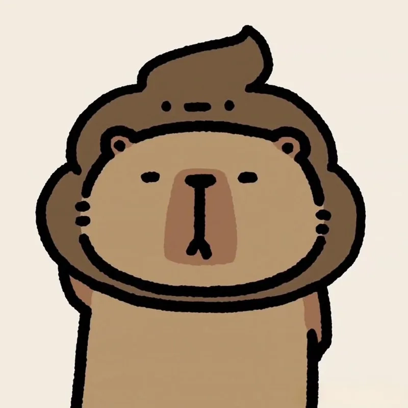 Ngất ngây với avatar hình ảnh capybara cute chibi siêu xinh