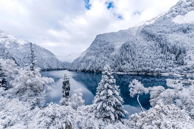 Gợi ý những bức Cửu Trại Câu mùa thu