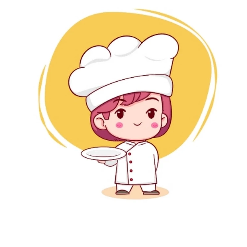Bộ sưu tập đáng yêu từ hình đầu bếp chibi sinh động