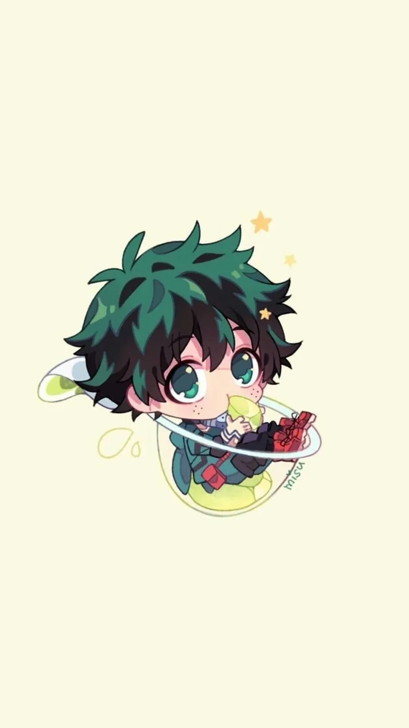 Khám phá kawaii anime deku chibi siêu đáng yêu