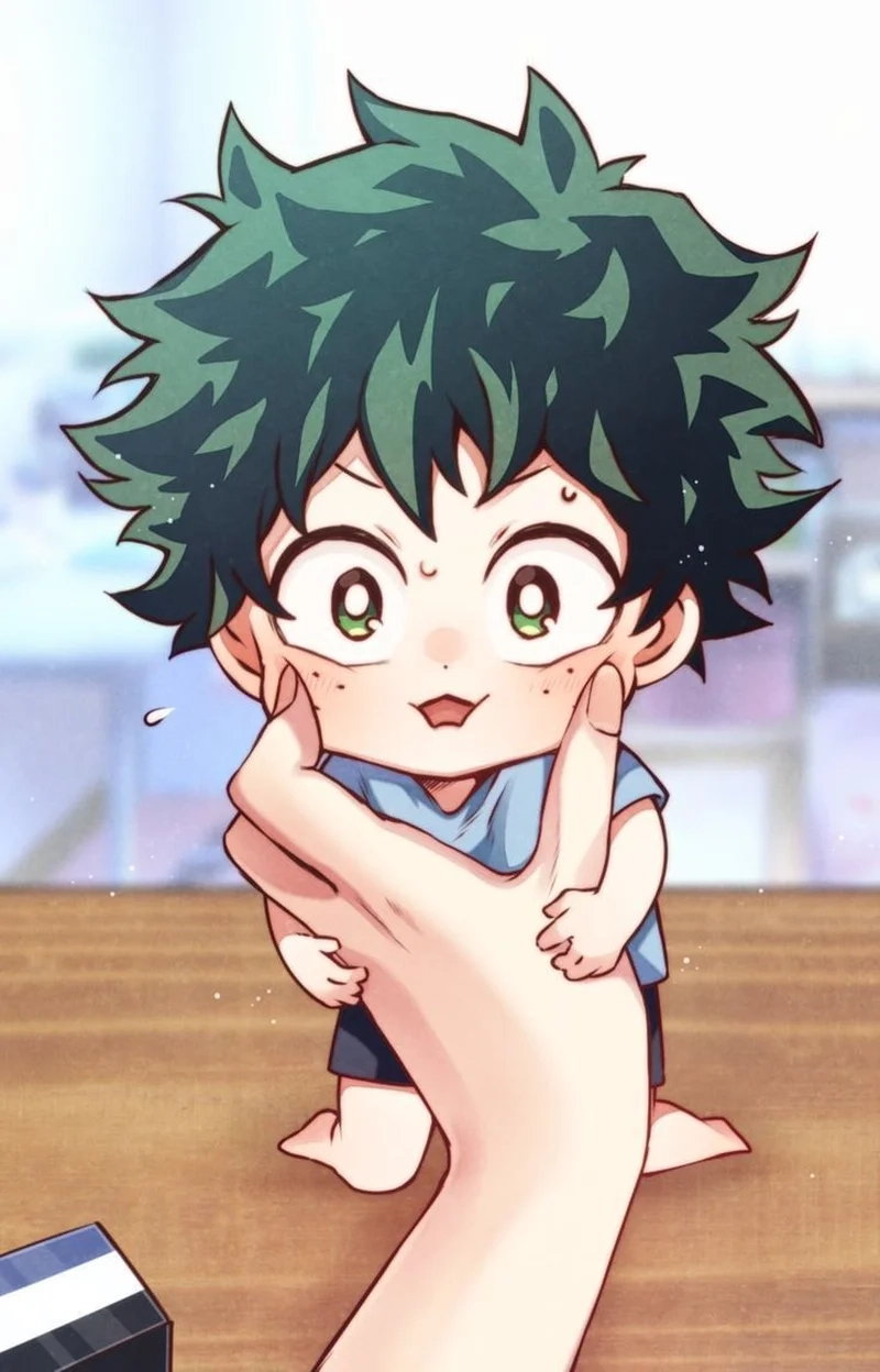 Thay đổi màn hình với deku chibi wallpaper sáng tạo