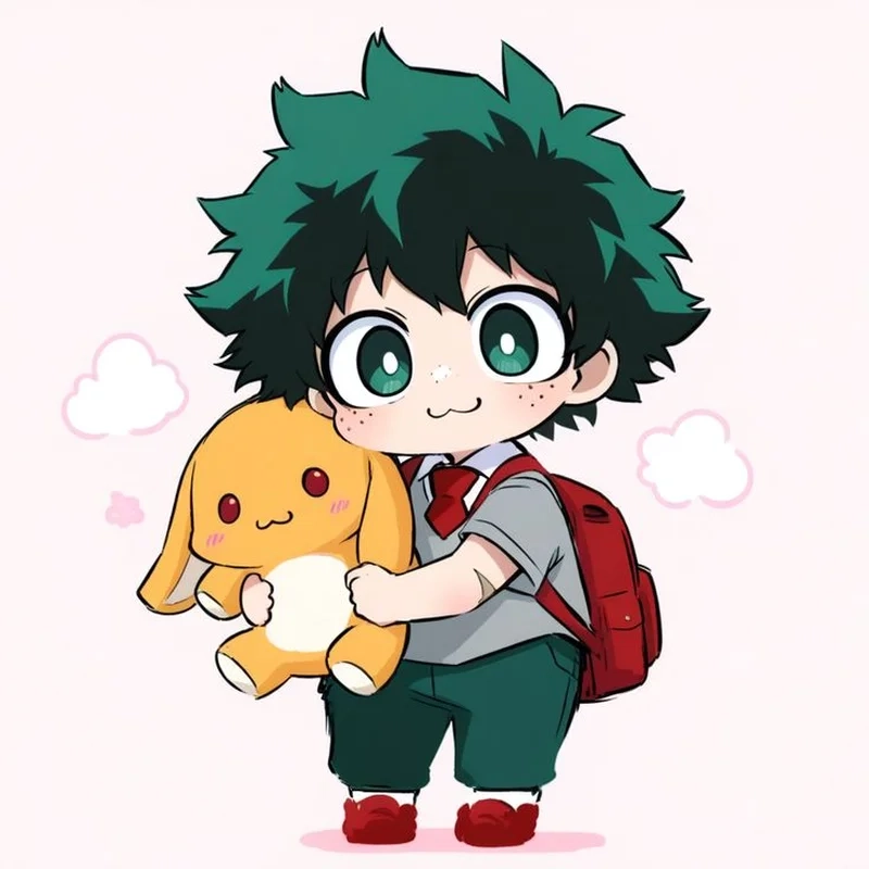 Thưởng thức vẻ đáng yêu của deku cute chibi