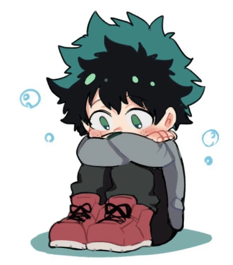 Ngắm nhìn anime deku chibi đầy màu sắc