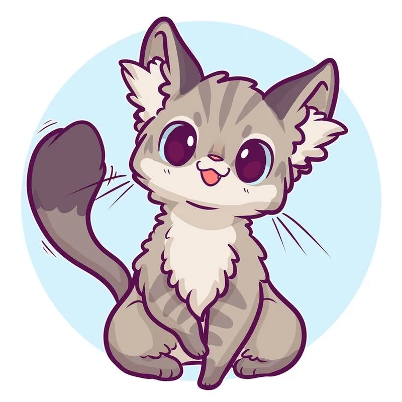 Thế giới đầy màu sắc của chibi động vật ngộ nghĩnh
