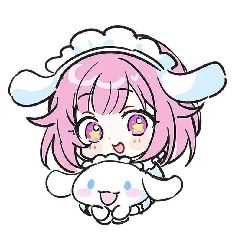 Trang trí sổ tay bằng emu chibi sticker dễ thương