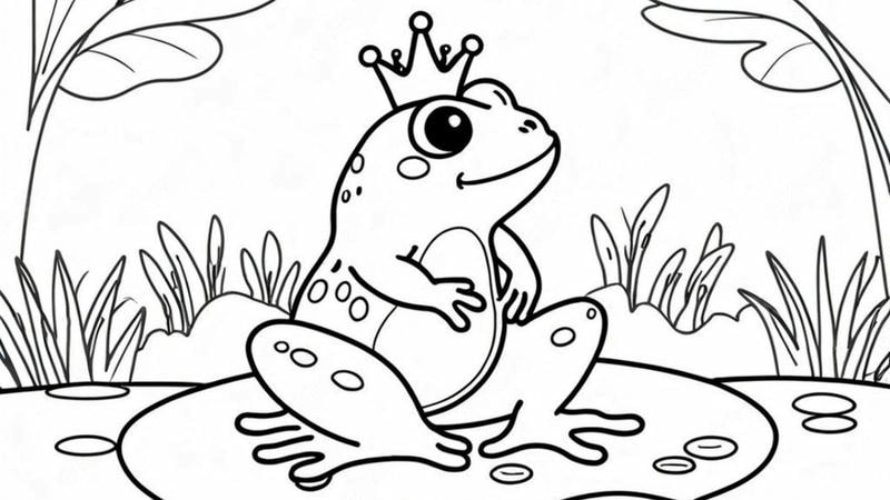 Bé tập tô dễ dàng với bộ tranh tô màu động vật đơn giản PDF siêu đẹp