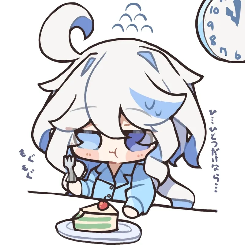 Khám phá furina chibi png siêu cute cho màn hình