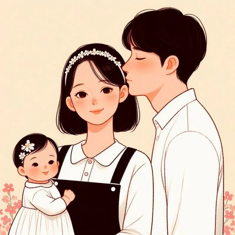 Ngất ngây cùng gia đình anime chibi cực đẹp