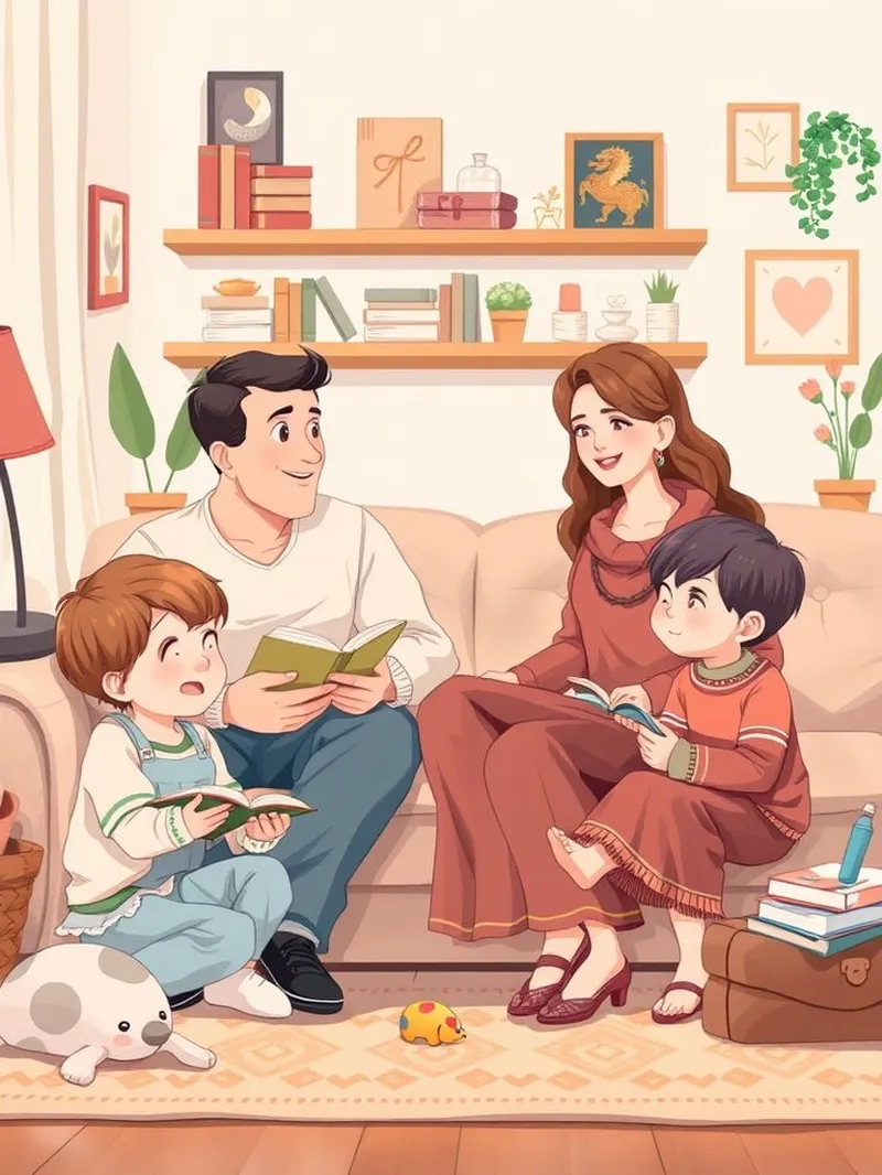 Đổi phong cách với avatar gia đình chibi cực chất