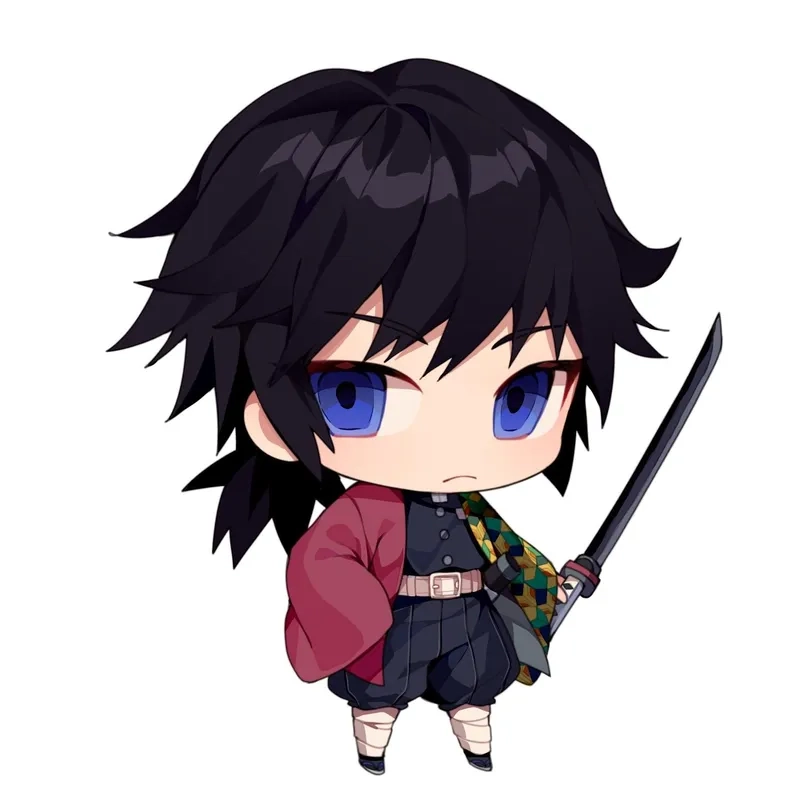 Trang trí màn hình với giyu chibi wallpaper sinh động