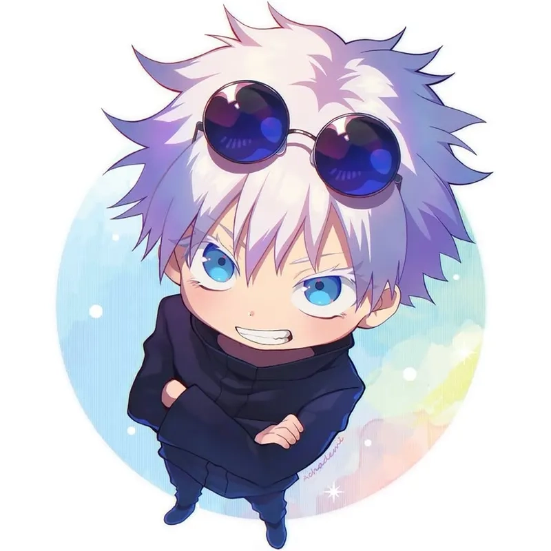 Thưởng thức anime phiên bản mini anime gojo chibi