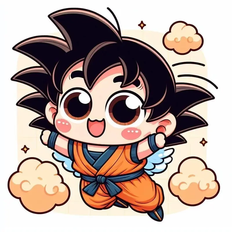 Khám phá ngay chibi goku siêu dễ thương hôm nay