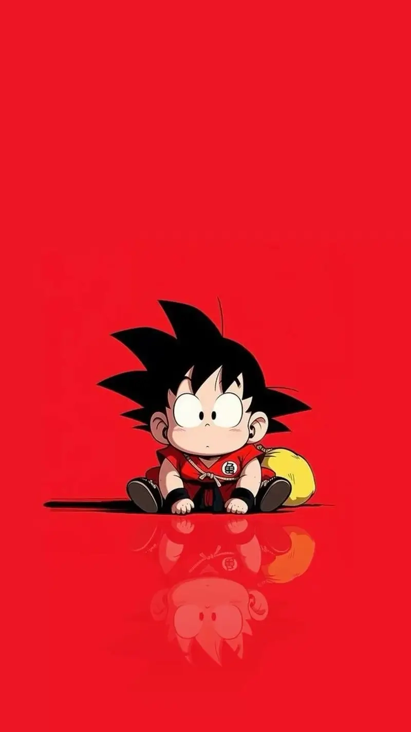Lưu ngay goku chibi cute để làm avatar đáng yêu