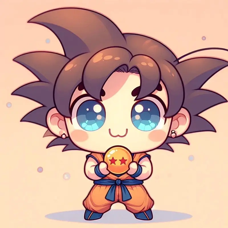 Khám phá black goku chibi ngầu và nổi bật